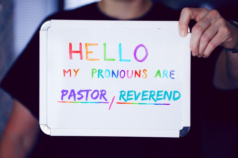 sign with pronouns